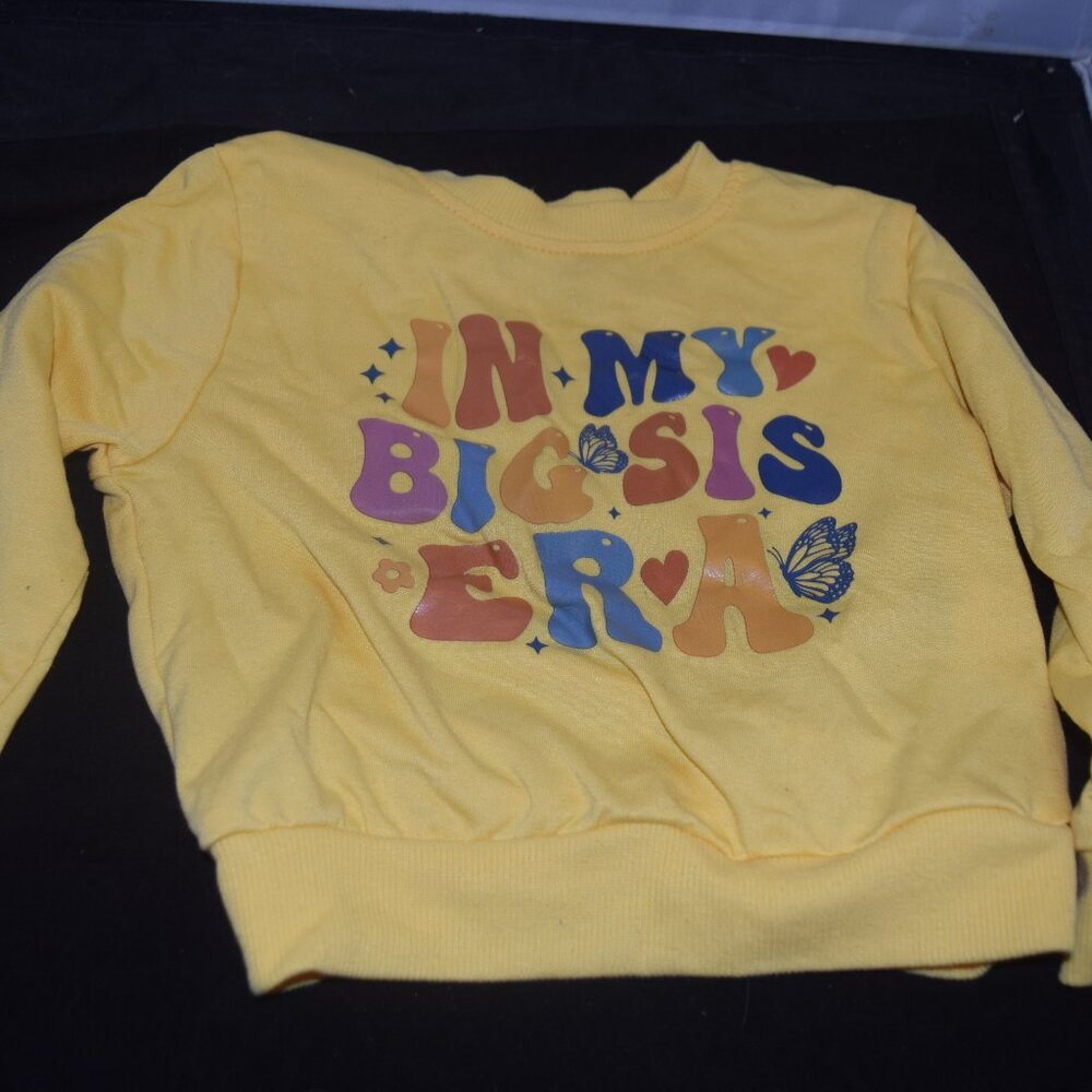 In My Big Sis Era long sleeve shirt 2T